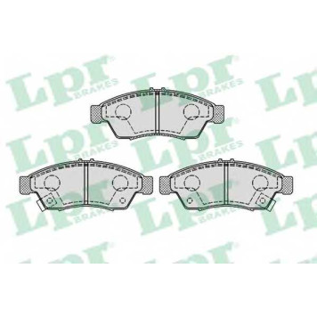 Колодки тормозные дисковые для SUZUKI LIANA(ER) <b>LPR 05P852 / 23817</b>