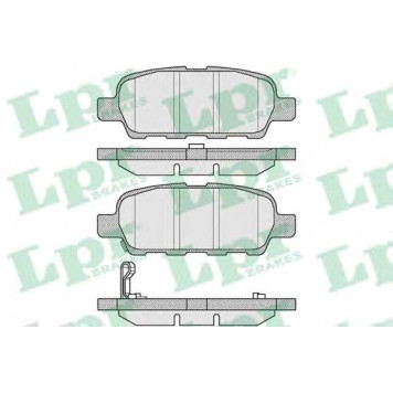 Колодки тормозные дисковые для INFINITI FX / NISSAN CUBE, ELGRAND, JUKE, MAXIMA QX, MURANO, QASHQAI, QUEST, TEANA, TIIDA, X-TRAIL / RENAULT KOLEOS / SUZUKI GRAND VITARA, KIZASHI <b>LPR 05P857 / 23871</b>