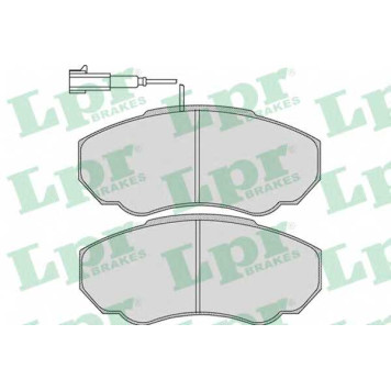 Колодки тормозные дисковые для CITROEN JUMPER(230,230L,230P,244,Z#) / FIAT DUCATO(230,230L,244,Z#) / PEUGEOT BOXER(230L,230P,244,Z#,ZCT#) <b>LPR 05P966 / 23917</b>