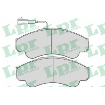 Колодки тормозные дисковые для CITROEN JUMPER(230,230L,230P,244,Z#) / FIAT DUCATO(230,230L,244,Z#) / PEUGEOT BOXER(230L,230P,244,Z#,ZCT#) <b>LPR 05P967 / 23919</b>