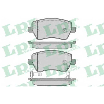 Колодки тормозные дисковые для OPEL AGILA(B) / SUZUKI SPLASH, SWIFT(EZ,MZ) <b>LPR 05P1229 / 24403</b>