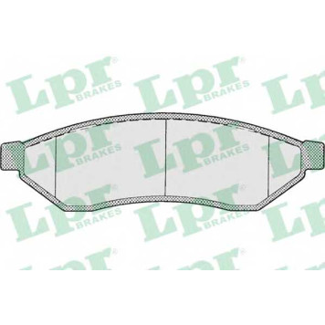Колодки тормозные дисковые для CHEVROLET EPICA(KL1#), EVANDA / DAEWOO EVANDA(KLAL) <b>LPR 05P1198 / 23994</b>