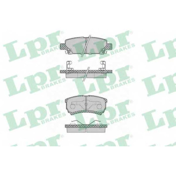 Колодки тормозные дисковые для CHRYSLER SEBRING / JEEP COMPASS, PATRIOT / MITSUBISHI LANCER, OUTLANDER <b>LPR 05P1373 / 24015</b>