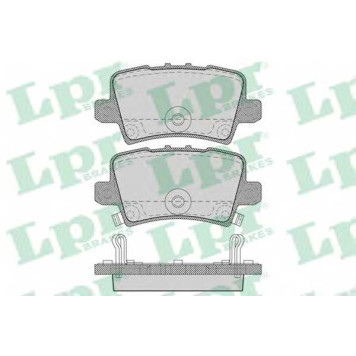 Колодки тормозные дисковые для HONDA CIVIC(FK,FN) <b>LPR 05P1273 / 24086</b>