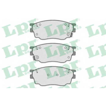 Колодки тормозные дисковые для MAZDA 6(GG,GH) <b>LPR 05P877 / 24246</b>