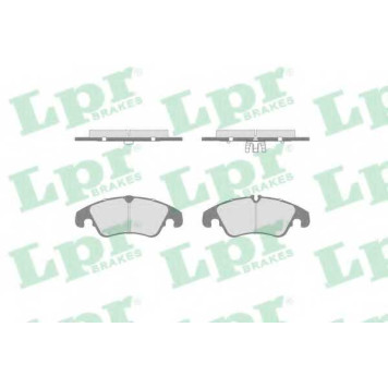 Колодки тормозные дисковые для AUDI A4(8EC, 8ED, 8K2, 8K5, 8KH, B7, B8), A5(8F7, 8T3, 8TA), Q5(8R) <b>LPR 05P1420 / 24743</b>