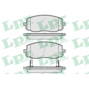 Колодки тормозные дисковые для HYUNDAI i10(PA), i20(PB,PBT) / KIA PICANTO(BA,TA) <b>LPR 05P1220 / 24411</b>