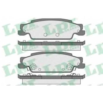 Колодки тормозные дисковые <b>LPR 05P1705 / 24304</b>