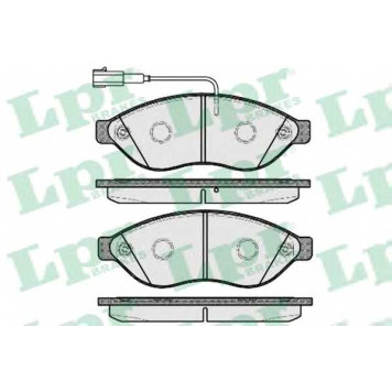 Колодки тормозные дисковые для CITROEN JUMPER / FIAT DUCATO(250,290) / PEUGEOT BOXER <b>LPR 05P1698 / 24468</b>