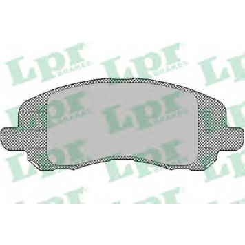 Колодки тормозные дисковые для JEEP COMPASS(MK49), PATRIOT(MK74) <b>LPR 05P1430 / 24583</b>