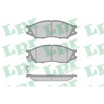 Колодки тормозные дисковые для NISSAN ALMERA(N16), SUNNY <b>LPR 05P1346 / 24647</b>