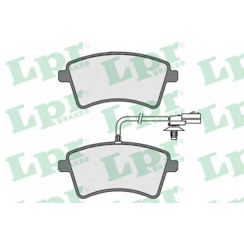 Колодки тормозные дисковые для RENAULT KANGOO Express(FW0/1#), KANGOO(KW0/1#) <b>LPR 05P1800 / 24693</b>