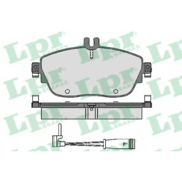 Колодки тормозные дисковые для MERCEDES A(W176), B(W242,W246), CLA(C117), GLA(X156) <b>LPR 05P1781A / 24869</b>