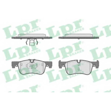 Колодки тормозные дисковые для BMW 1(F20,F21) <b>LPR 05P1752 / 25014</b>