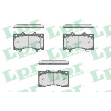 Колодки тормозные дисковые для NISSAN PATROL(Y62) <b>LPR 05P1797 / 25241</b>