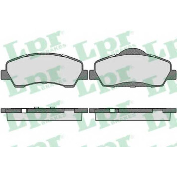 Колодки тормозные дисковые для CITROEN C-ELYSEE, C4 CACTUS / PEUGEOT 308 <b>LPR 05P1770 / 25251</b>