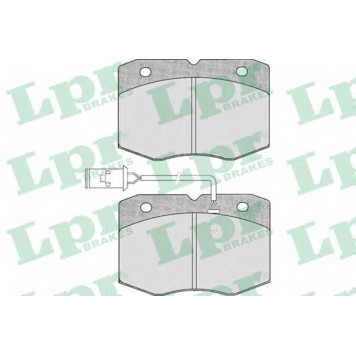 Колодки тормозные дисковые <b>LPR 05P388 / 29038</b>
