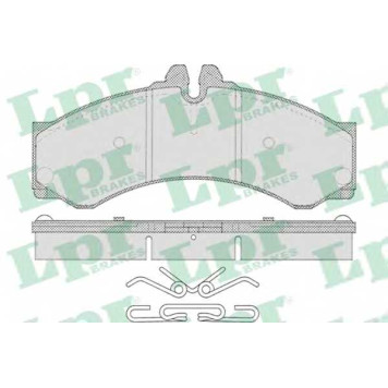 Колодки тормозные дисковые для MERCEDES SPRINTER(901, 902, 903, 904) / VW LT(2, 2DA, 2DB, 2DC, 2DD, 2DE, 2DF, 2DH, 2DK) <b>LPR 05P633 / 29076</b>