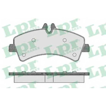 Колодки тормозные дисковые для MERCEDES SPRINTER(906) / VW CRAFTER(2E#,2F#) <b>LPR 05P1294 / 29217</b>
