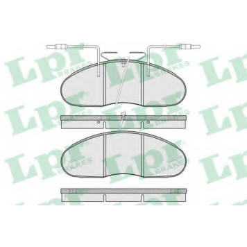 Колодки тормозные дисковые для NISSAN TRADE / RENAULT MASTER(T##) <b>LPR 05P976 / 29985</b>