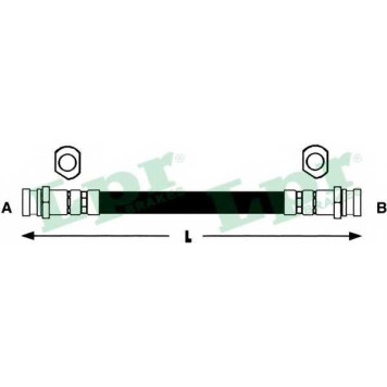 Тормозной шланг LPR 6T46282