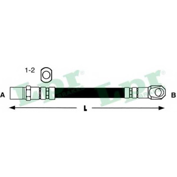 Тормозной шланг LPR 6T46312