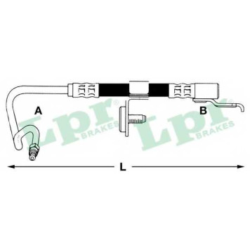 Тормозной шланг LPR 6T46560