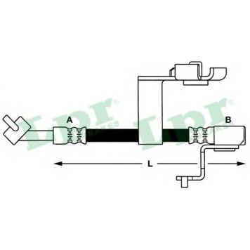 Тормозной шланг LPR 6T46658