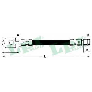 Тормозной шланг LPR 6T46742