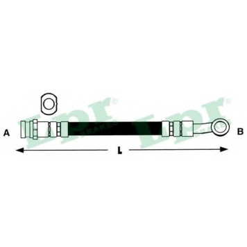 Тормозной шланг LPR 6T47617