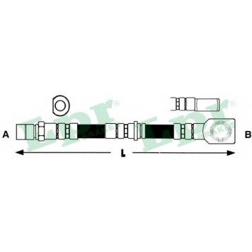 Тормозной шланг LPR 6T47703