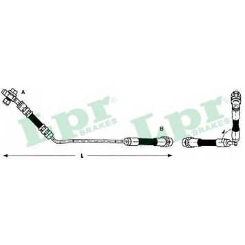 Тормозной шланг LPR 6T47861