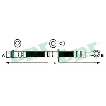 Тормозной шланг LPR 6T48273