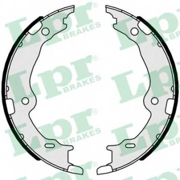 Комплект колодок стояночной тормозной системы LPR 81067 / 01067