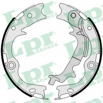 Комплект колодок стояночной тормозной системы LPR 81116 / 01116