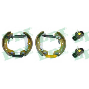 Комплект тормозных колодок для DAEWOO ESPERO, LANOS, NEXIA / OPEL ASTRA, COMBO, CORSA, KADETT, TIGRA TwinTop, VECTRA <b>LPR OEK344 / KEG344</b>