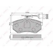 Колодки тормозные дисковые передний для AUDI 200, 80, 90, A4, CABRIOLET, COUPE / VW CORRADO, PASSAT <b>LYNXauto BD-1201</b>