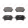 Колодки тормозные дисковые задний для AUDI A3, A4, A6, TT / SKODA OCTAVIA, SUPERB, YETI / VW CADDY, CC, EOS, GOLF, JETTA, PASSAT, SCIROCCO, TOURAN <b>LYNXauto BD-1204</b>