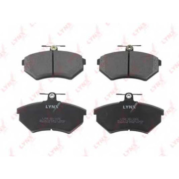 Колодки тормозные дисковые передний для AUDI 80, CABRIOLET, COUPE / CHERY AMULET, QIYUN / VW CADDY, CORRADO, GOLF, PASSAT, POLO, VENTO <b>LYNXauto BD-1205</b>-1