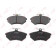 Колодки тормозные дисковые передний для AUDI 80, CABRIOLET, COUPE / CHERY AMULET, QIYUN / VW CADDY, CORRADO, GOLF, PASSAT, POLO, VENTO <b>LYNXauto BD-1205</b>