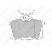 Колодки тормозные дисковые задний для AUDI A1, A2, A3, A4, A6, A8, ALLROAD, TT / CITROEN BERLINGO, C2, C3, C4, DS4, XSARA / FORD GALAXY / PEUGEOT 1007, 307, 308, PARTNER / RENAULT AVANTIME, CLIO, ESPACE, FLUENCE, GRAND, MEGANE, MODUS, SCENIC, TWINGO, WIND