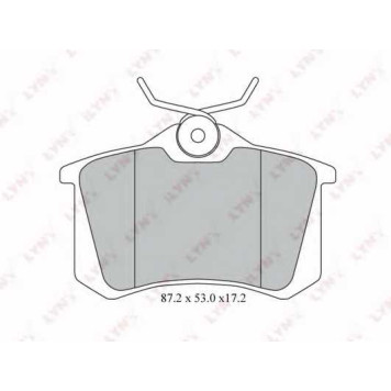 Колодки тормозные дисковые задний для AUDI A1, A2, A3, A4, A6, A8, ALLROAD, TT / CITROEN BERLINGO, C2, C3, C4, DS4, XSARA / FORD GALAXY / PEUGEOT 1007, 307, 308, PARTNER / RENAULT AVANTIME, CLIO, ESPACE, FLUENCE, GRAND, MEGANE, MODUS, SCENIC, TWINGO, WIND