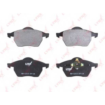Колодки тормозные дисковые передний для AUDI A4(8D2,8D5,B5) / VW PASSAT(3B2,3B3,3B5,3B6) <b>LYNXauto BD-1213</b>-1