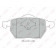 Колодки тормозные дисковые передний для AUDI A4(8D2,8D5,B5) / VW PASSAT(3B2,3B3,3B5,3B6) <b>LYNXauto BD-1213</b>