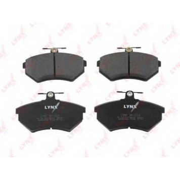 Колодки тормозные дисковые передний для AUDI A4(8D2,8D5,B5) / VW PASSAT(3B2) <b>LYNXauto BD-1214</b>-1