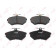 Колодки тормозные дисковые передний для AUDI A4(8D2,8D5,B5) / VW PASSAT(3B2) <b>LYNXauto BD-1214</b>