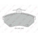 Колодки тормозные дисковые передний для AUDI A4(8D2,8D5,B5) / VW PASSAT(3B2) <b>LYNXauto BD-1214</b>