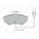Колодки тормозные дисковые передний для AUDI A4(8D2, 8D5, 8E2, 8E5, 8EC, 8ED, 8H7, 8HE, B5, B6, B7) / VW PASSAT(3B2, 3B3, 3B5, 3B6) <b>LYNXauto BD-1215</b>