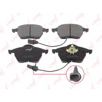 Колодки тормозные дисковые передний для AUDI A4, A6 / SKODA SUPERB / VW GOLF, PASSAT <b>LYNXauto BD-1216</b>-1