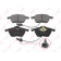 Колодки тормозные дисковые передний для AUDI A4, A6 / SKODA SUPERB / VW GOLF, PASSAT <b>LYNXauto BD-1216</b>
